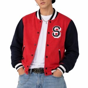 Southpole Mens XL Varsity Track Jacket Y2K 00s Hip Hop Streetwear 90s